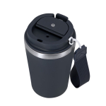 Bicchiere termico riciclato con chiusura ermetica e manico 350ml