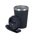 Bicchiere termico riciclato con chiusura ermetica e manico 350ml