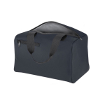 Borsa termica in pelle sintetica con tasca frontale e chiusura con cerniera 12L