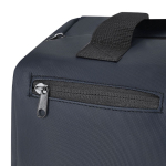 Borsa termica in pelle sintetica con tasca frontale e chiusura con cerniera 12L