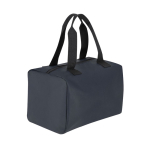 Borsa termica in pelle sintetica con tasca frontale e chiusura con cerniera 12L