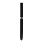 Set penna a sfera e roller in acciaio inox con custodia e inchiostro blu