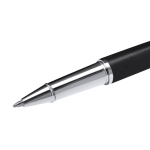 Set penna a sfera e roller in acciaio inox con custodia e inchiostro blu