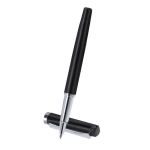Set penna a sfera e roller in acciaio inox con custodia e inchiostro blu