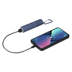 Power bank in alluminio riciclato ricaricabile ed estraibile 2200mAh