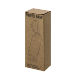 Power bank in alluminio riciclato ricaricabile ed estraibile 2200mAh