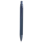 Penna in alluminio riciclato con dettagli metallizzati e inchiostro blu