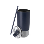 Bicchiere termico in acciaio inossidabile riciclato con doppia apertura 480ml