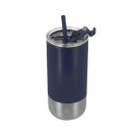 Bicchiere termico in acciaio inossidabile riciclato con doppia apertura 480ml
