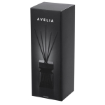 Diffusore aromatico in vetro nero con 5 bastoncini in fibra 200ml