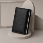 Portacarte e portafoglio in pelle sintetica con protezione RFID