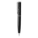 Penna girevole in acciaio inossidabile con refill Parker a inchiostro blu