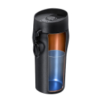 Bicchiere termico in acciaio inox riciclato con apertura a pulsante 280ml