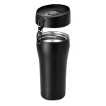 Bicchiere termico in acciaio inox riciclato con apertura a pulsante 280ml