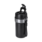 Bicchiere termico in acciaio inox riciclato con manico e cannuccia 490ml