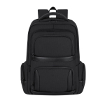 Zaino imbottito in poliestere e PU con spazio per laptop da 15'' 27L color nero prima vista