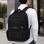 Zaino imbottito in poliestere e PU con spazio per laptop da 15'' 27L