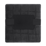 Plaid in poliestere corallo a quadri con retro extra morbido 300g/m² color nero prima vista