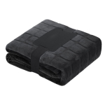 Plaid in poliestere corallo a quadri con retro extra morbido 300g/m²