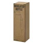 Borraccia termica in acciaio inox riciclato, finitura gommata 480ml