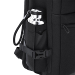 Zaino da viaggio in PU con apertura a 180° e molteplici tasche 18L