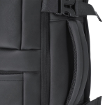 Zaino da viaggio in PU con apertura a 180° e molteplici tasche 18L
