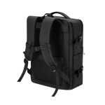 Zaino da viaggio in PU con apertura a 180° e molteplici tasche 18L