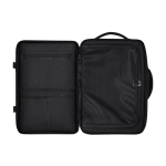 Zaino da viaggio in PU con apertura a 180° e molteplici tasche 18L