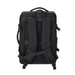 Zaino da viaggio in PU con apertura a 180° e molteplici tasche 18L