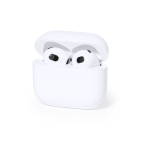 Auricolari wireless 5.3 in plastica riciclata con controllo touch 300mAh color bianco prima vista