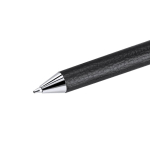Taccuino A5 in pelle sintetica con penna a inchiostro blu e fogli lisci