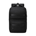 Zaino in poliestere per laptop con scomparto antifurto 20L 15'' color nero prima vista