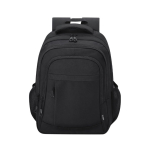 Zaino in RPET imbottito per laptop con fascia per trolley 15'' color nero prima vista