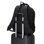 Zaino in RPET imbottito per laptop con fascia per trolley 15''