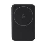 Power bank magnetico 3 in 1 con supporto posteriore regolabile 10000mAh color nero prima vista