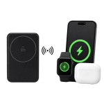 Power bank magnetico 3 in 1 con supporto posteriore regolabile 10000mAh