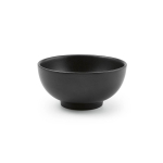 Ciotola in ceramica prodotta in Europa con finitura opaca 320ml color nero