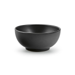 Ciotola in ceramica con finitura opaca dal design essenziale 650ml color nero