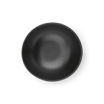 Ciotola in ceramica con finitura opaca dal design essenziale 650ml color nero seconda vista