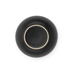 Ciotola in ceramica con finitura opaca dal design essenziale 650ml color nero terza vista