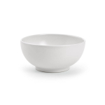 Ciotola in ceramica con finitura opaca dal design essenziale 650ml color bianco