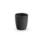 Tazza da caffè espresso in ceramica con finitura opaca 80ml color nero