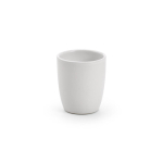 Tazza da caffè espresso in ceramica con finitura opaca 80ml color bianco