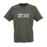 T-shirt unisex in cotone biologico con collo a costine 140 g/m2 vista principale