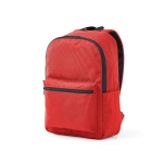 Zaino leggero in plastica riciclata con interno imbottito per PC da 15,6” color rosso