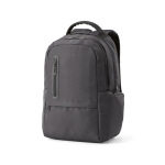Zaino in plastica riciclata resistente all'acqua ideale per PC da 17'' color grigio scuro