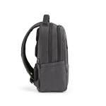 Zaino in plastica riciclata resistente all'acqua ideale per PC da 17'' color grigio scuro terza vista