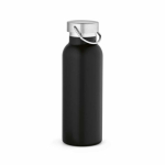 Borraccia termica in acciaio inox riciclato con finitura opaca 530ml color nero
