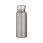 Borraccia termica in acciaio inox riciclato con finitura opaca 530ml color argento vista posteriore
