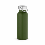 Borraccia termica in acciaio inox riciclato con finitura opaca 530ml color verde militare